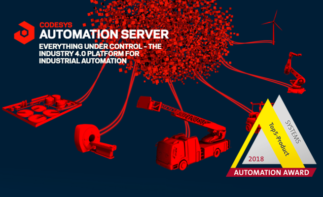 CODESYS 工業(yè)云產(chǎn)品獲得2018德國(guó)自動(dòng)化獎(jiǎng)提名，紐倫堡SPS展會(huì)上將最終揭曉獎(jiǎng)項(xiàng)